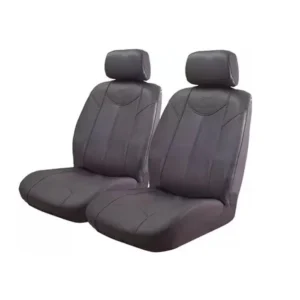 Leather Look Front Seat Cover Pair