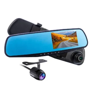 Mirror Dash Cam with Rear View Camera